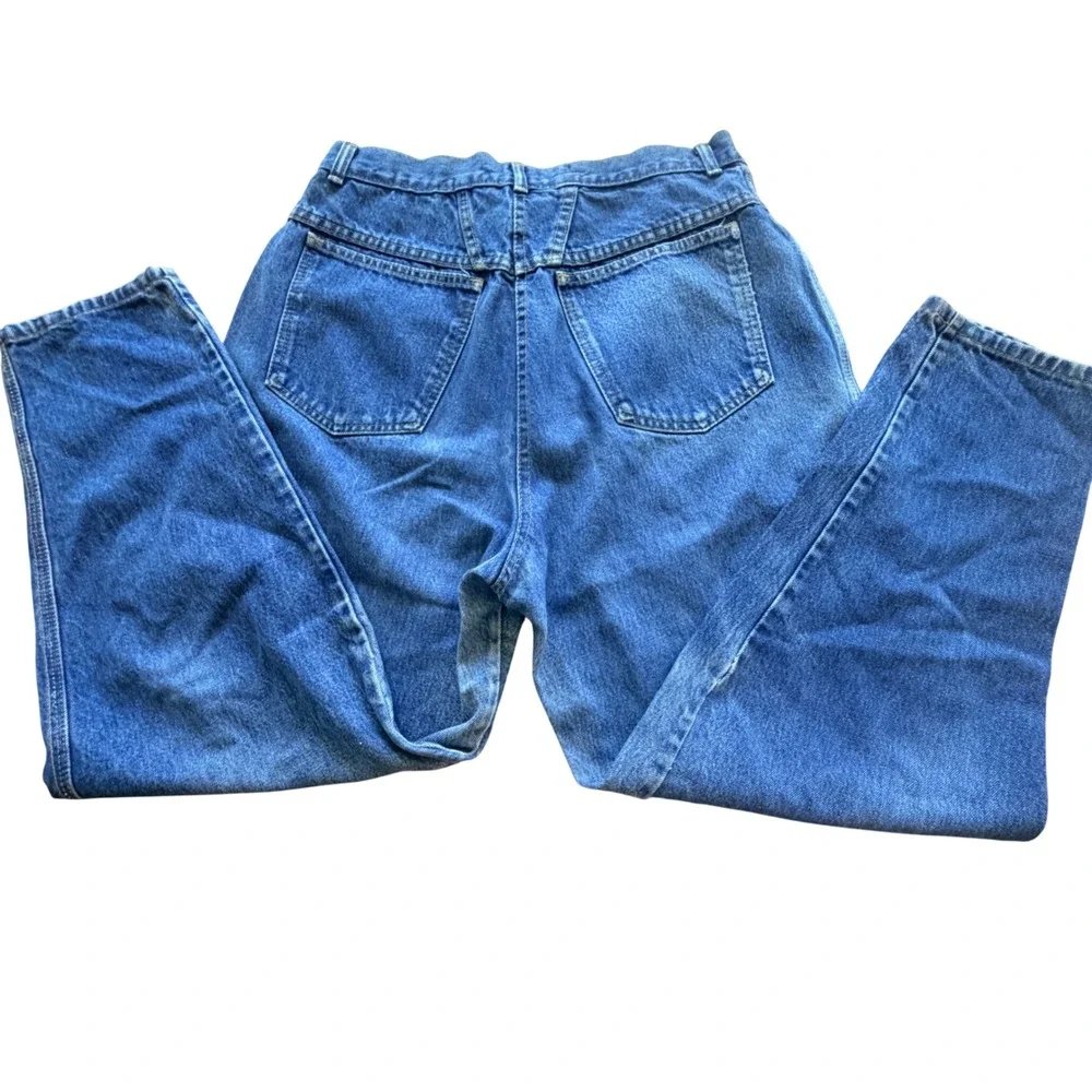 VTG Venezia High Rise Mom Jeans Women 30 Blue Denim Tapered Leg Relaxed Indie
